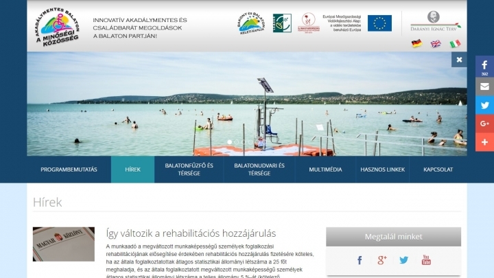 Akadálymentes Balaton