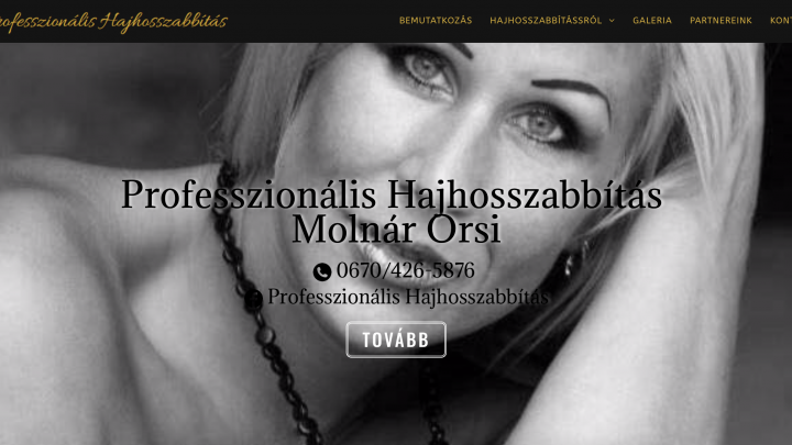 Professzionális Hajhosszabbítás